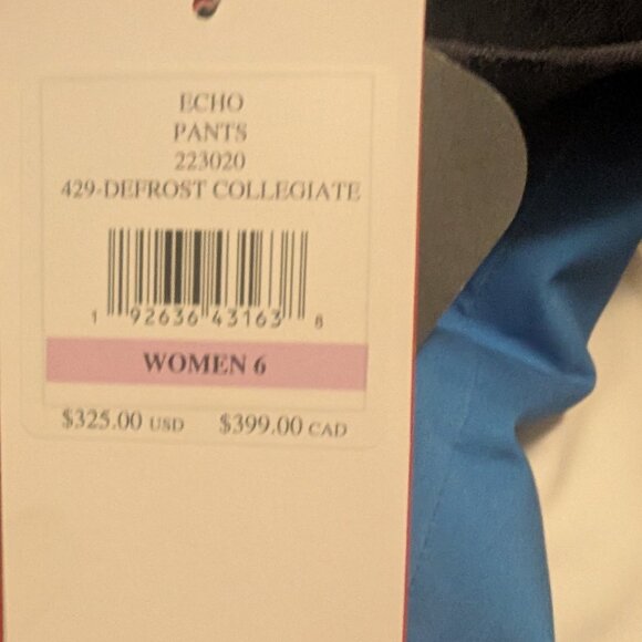 Spyder Womens Echo Insulated Ski Snow Pants Size 6 - Picture 7 of 7